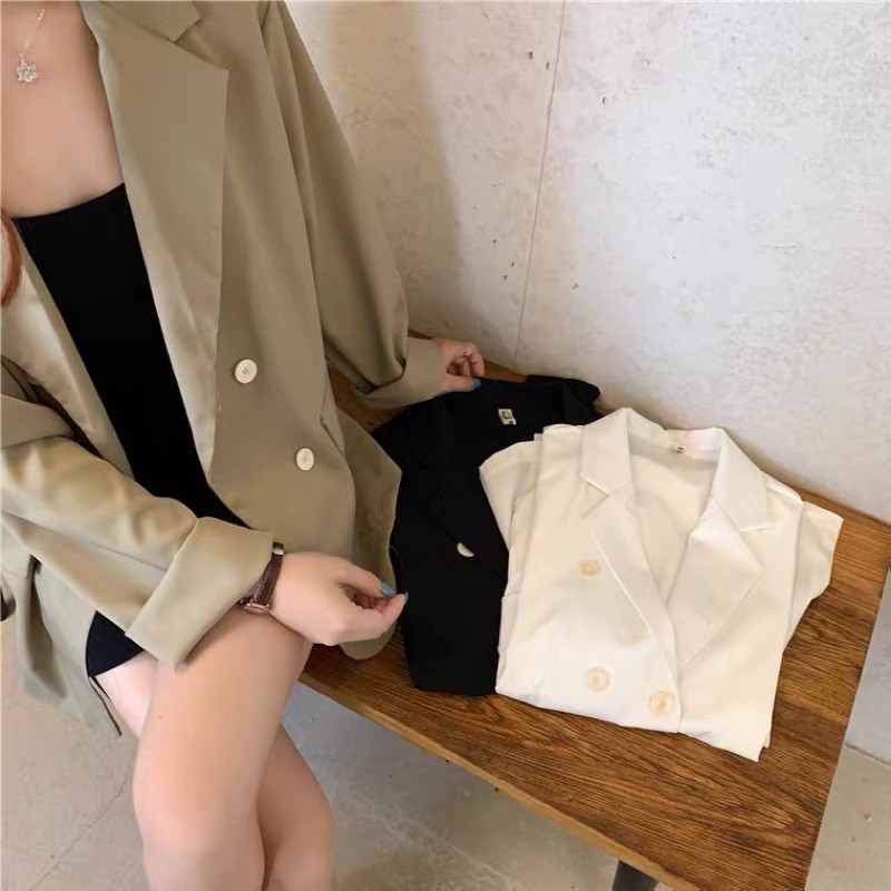 (ORDER) Blazer vải mỏng tay dài Bigsize | BigBuy360 - bigbuy360.vn