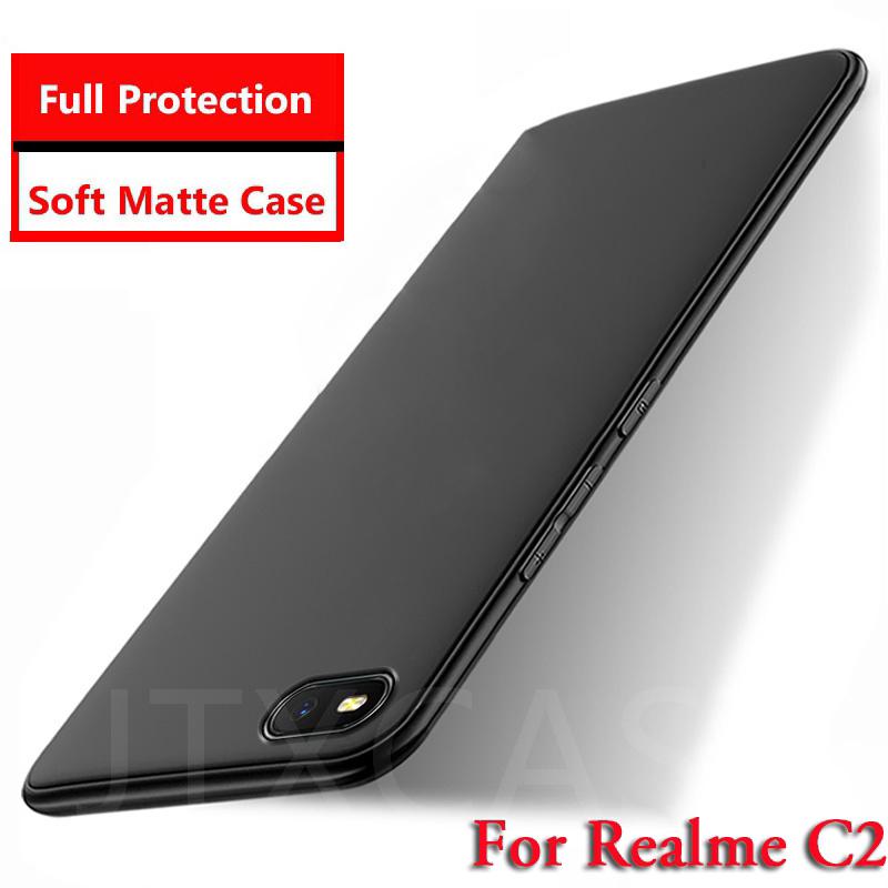 Ốp điện thoại silicon dẻo mặt nhám màu trơn dành cho OPPO K3 Realme C2 3 Pro X Lite A1K