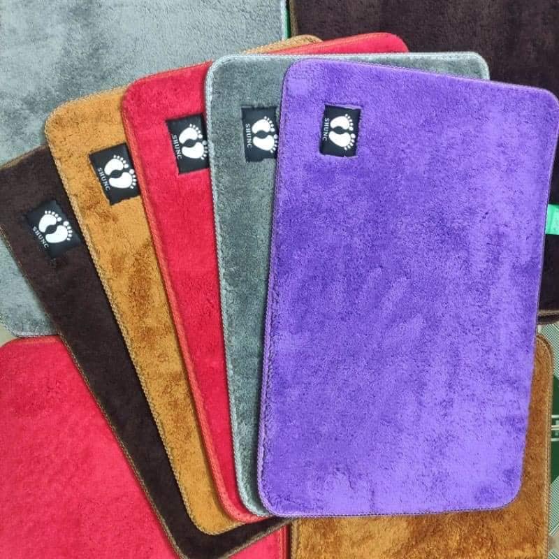 Thảm Lau Chân Len Mềm Mịn Thấm Hút Tốt Loại 1 Kích Thước 60cmx40xm