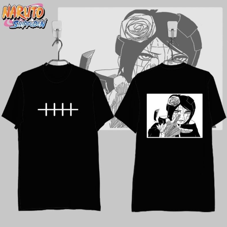 (SALE SỐC) Áo phông Naruto Shippuuden x Anisthetics - Akatsuki Konan Anime