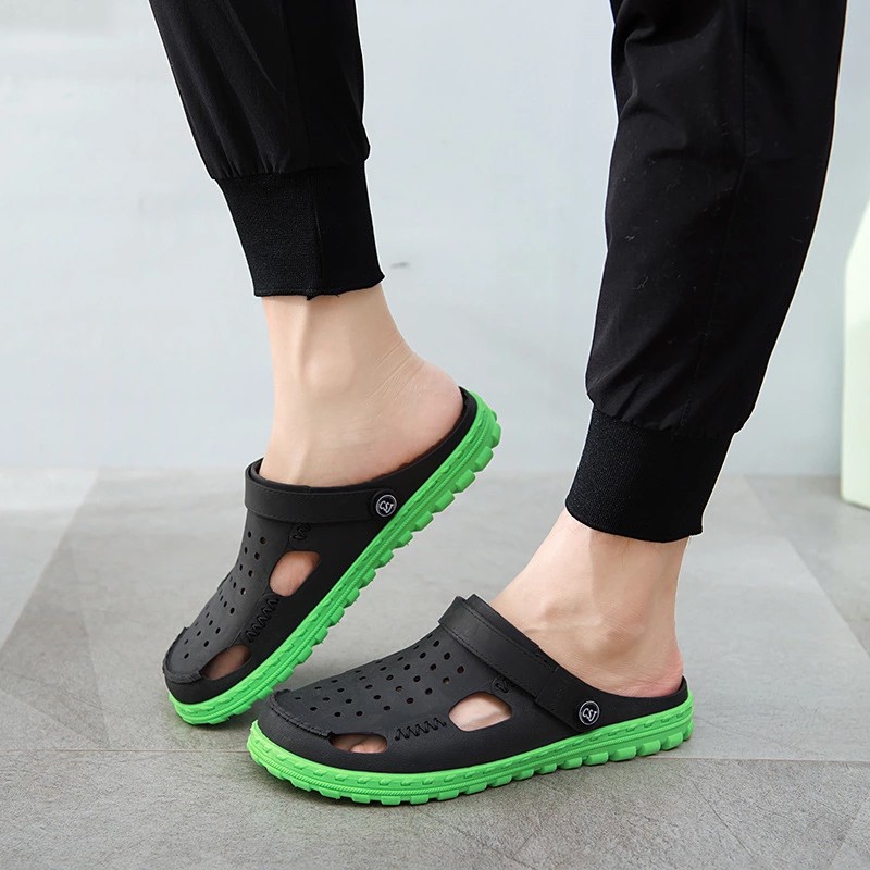 Giày Sandal Crocs Bằng Cao Su Tự Nhiên Phong Cách Việt Nam Cho Nam