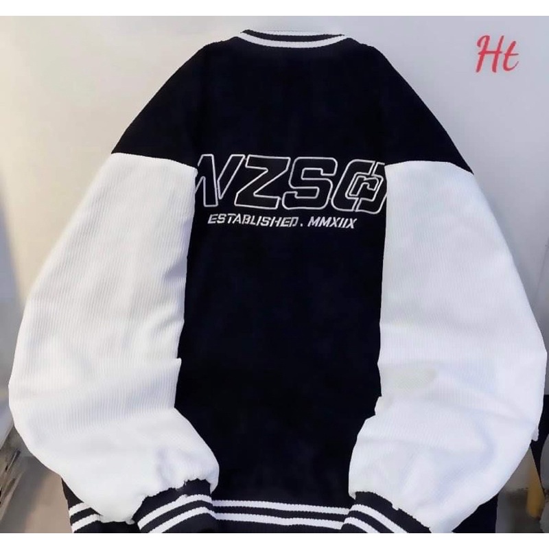 Áo khoác bomber phối tay WSZ HT12