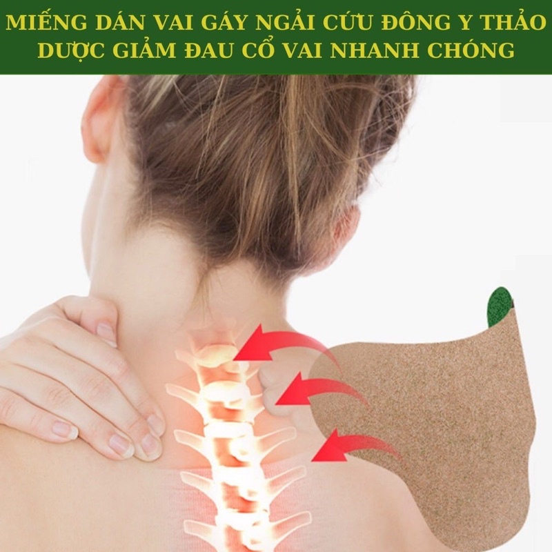 HỘP 12 MIẾNG DÁN VAI GÁY ĐÔNG Y THẢO DƯỢC