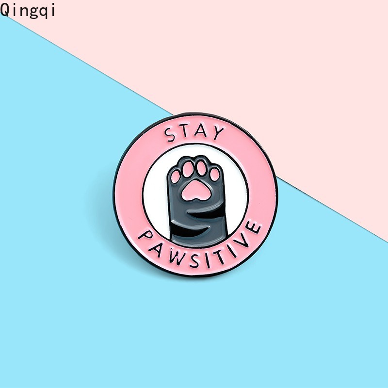 Ghim cài áo MISS ZOE hình chân mèo hoạt hình thiết kế dễ thương