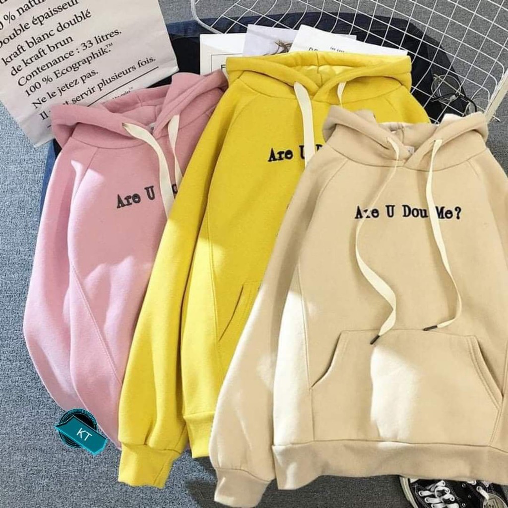 [FREESHIP ĐƠN TỪ 50K] Áo hoodie Are U Dou Me HARI