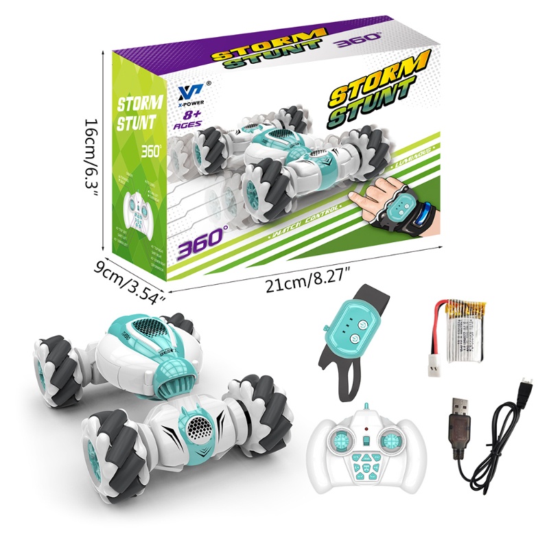Xe Hơi Điều Khiển Từ Xa Cảm Biến Cử Chỉ Lithium Sạc Được 360 Độ WMMB 3.7V° Đồ Chơi Xoay Tròn Vui Nhộn Dành Cho Bé