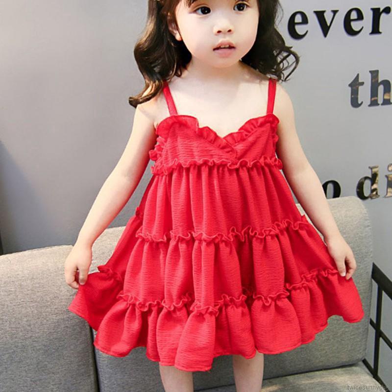 Đầm Công Chúa Không Tay Xinh Xắn Cho Bé Gái