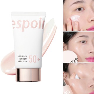 Kem chống nắng Espoir và Kem lót Water Splash Cica Tone up - Sun Cream  SPF50+ PA+ 60ml | Shopee Việt Nam