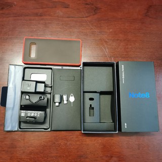 HỘP SAMSUNG NOTE 8 ,HỘP KÈM PHỤ KIỆN ĐẦY ĐỦ CHÍNH HÃNG