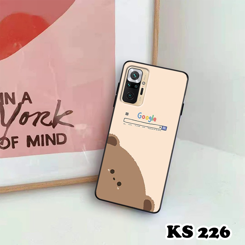 Ốp lưng Xiaomi Redmi Note 10 - Redmi Note 10S - Redmi Note 10 5G - Redmi Note 10 Pro - Ốp in hình gấu bear