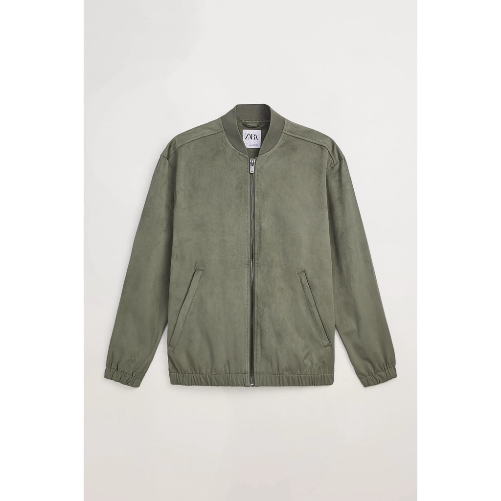 Áo Khoác Da Lộn Hai Màu