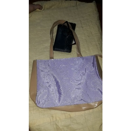 Túi tote màu tím pink perry