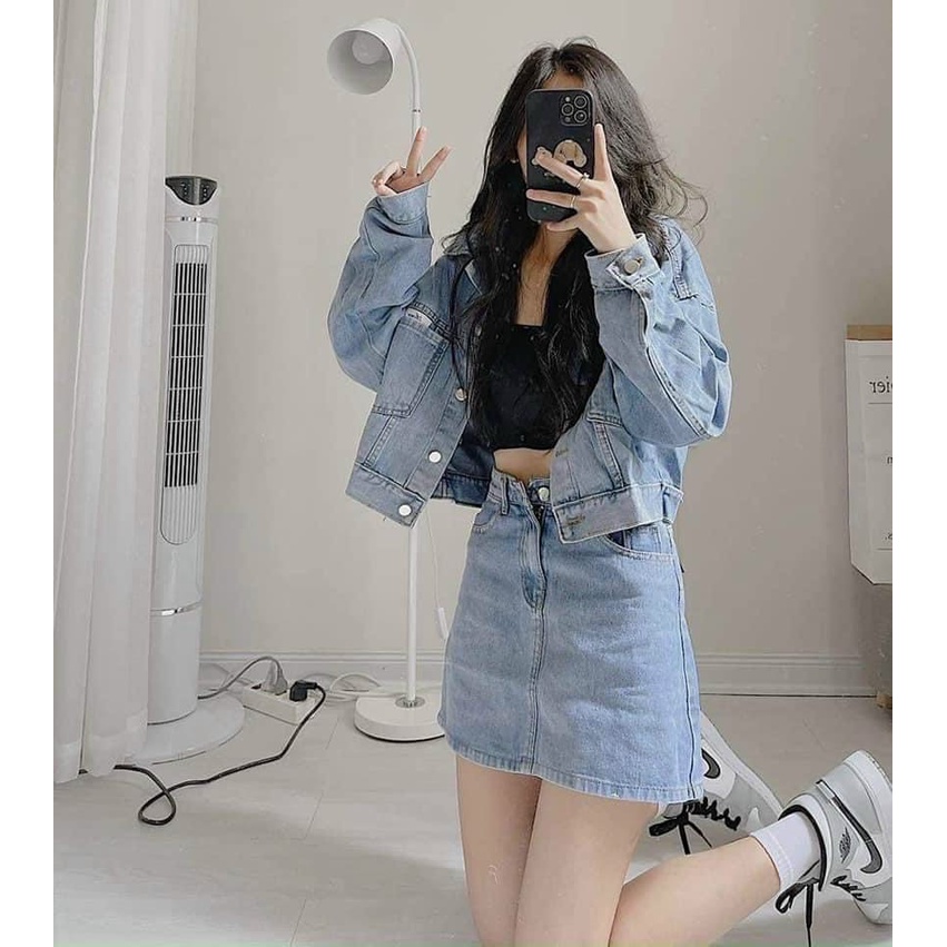 Sét Váy jean_ Size S M