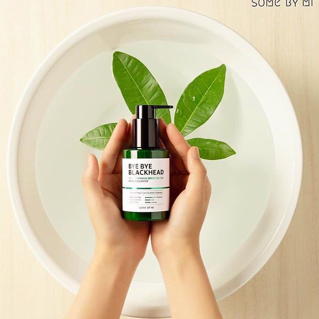 SỮA RỬA MẶTSOME BY MI BYE BYE BLACKHEAD 30DAYS MIRACLE GREEN TEA TOX BUBBLE CLEANSER