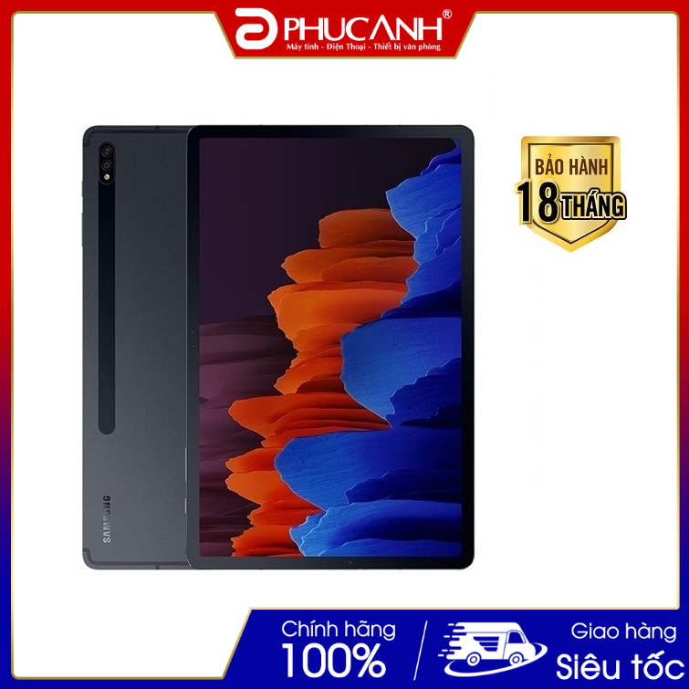 MTB Samsung Galaxy Tab S7+  Đen - BH 12 Tháng