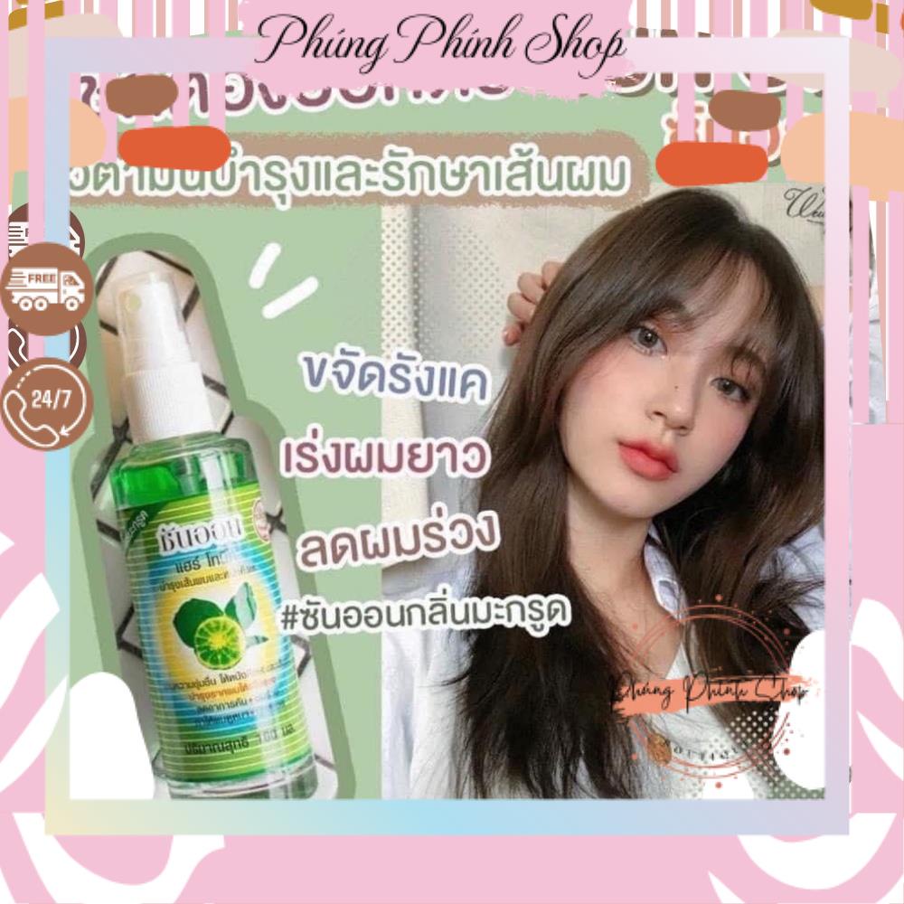 Xịt dưỡng tóc chiết xuất bưởi và chanh Thái Lan
