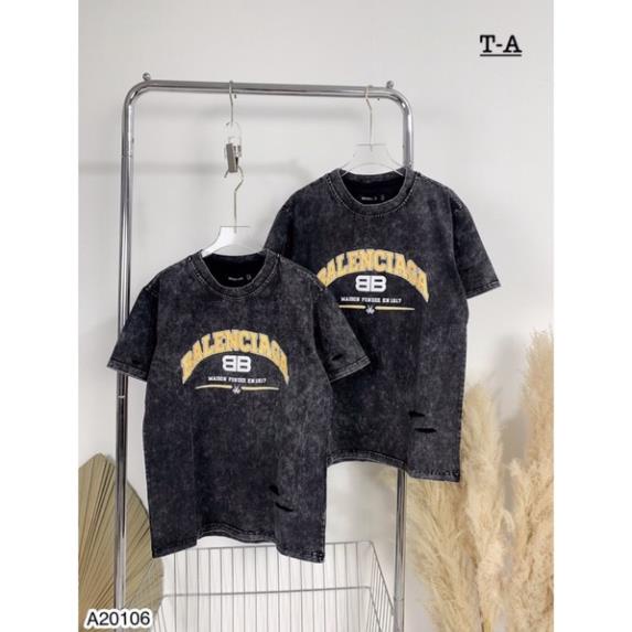 Áo Phông Nam Loang BLCG Chất Đẹp - Áo Phông Nam Balmain Loang Siêu Hot