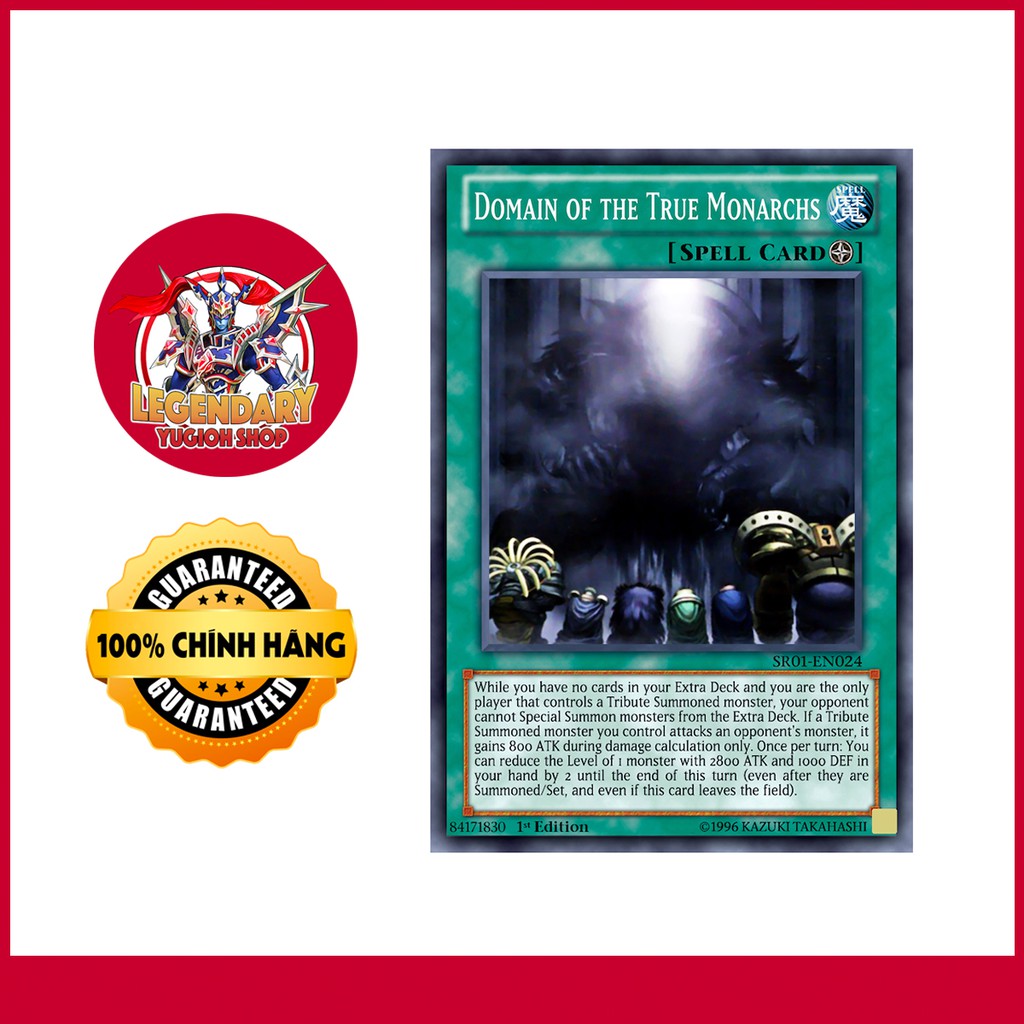 [Thẻ Bài Yugioh Chính Hãng] Domain Of The True Monarchs