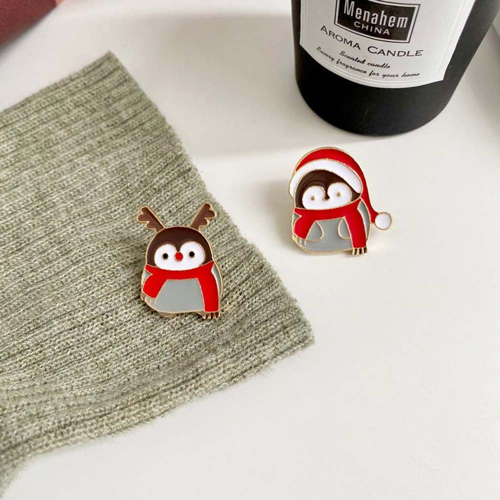 Ghim cài áo hình chim cánh cụt bằng hợp kim phong cách Hàn Quốc thời trang cho nữ