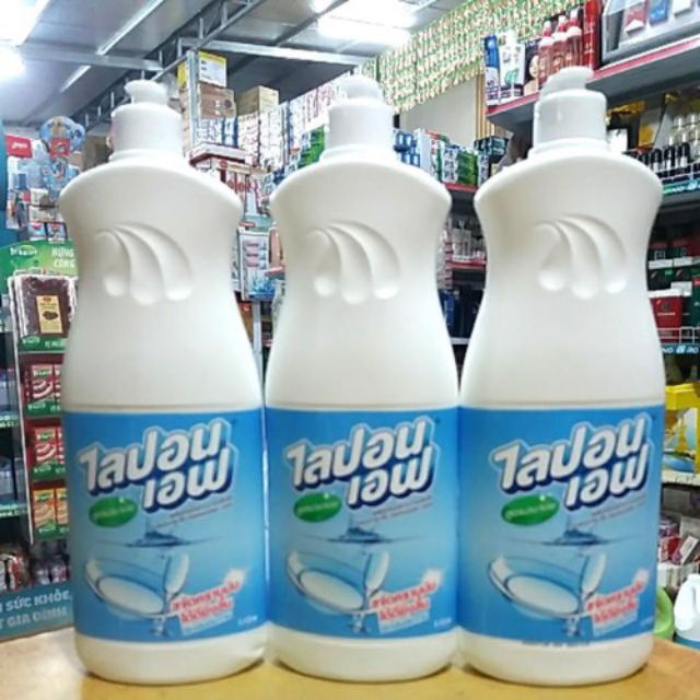 Nước rửa chén bát không mùi Lipon chai 800ml - Thái Lan