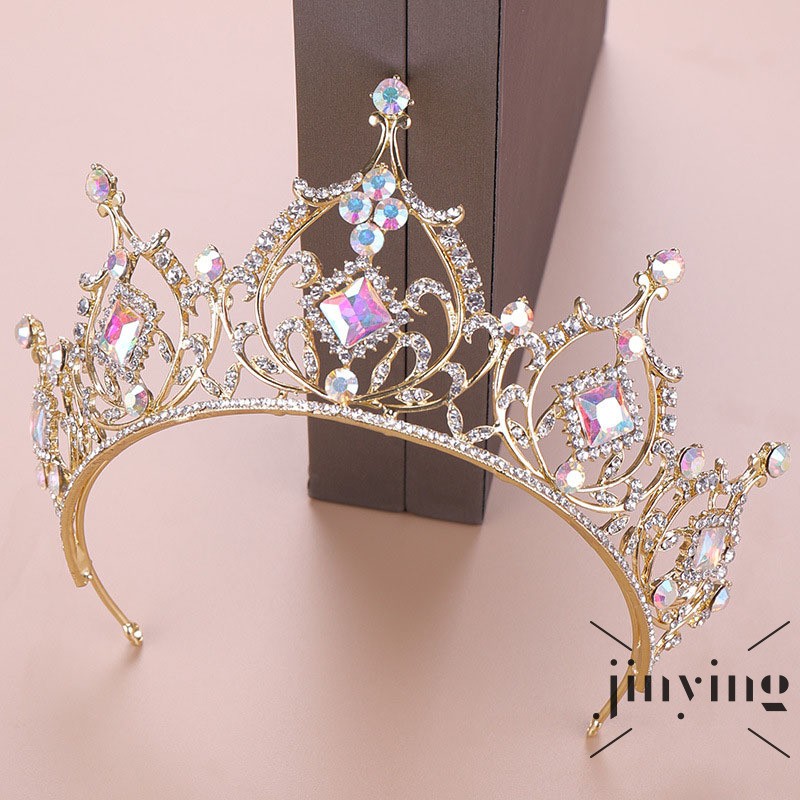 GETNOIVAS Vương miện đính đá thời trang nữ tính