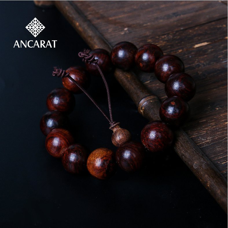 Vòng gỗ sưa thiên nhiên phong thủy - Sức khỏe - Bình an - Ancarat