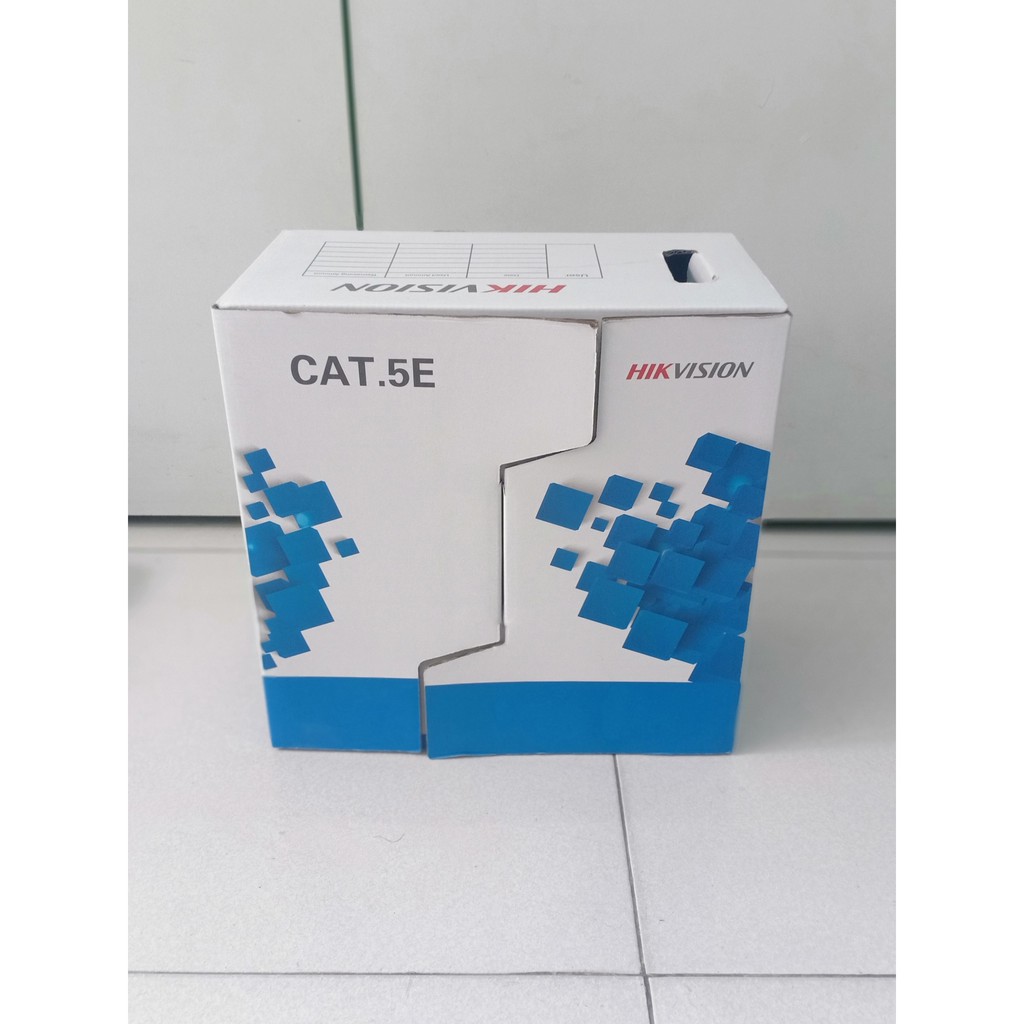 {SALE 30%}Cuộn Dây Mạng CAT5E Hikvision 305m Dây Đồng Nguyên Chất 99%-Thương hiệu số 1 HIKVISION,CAT5 , CAT6