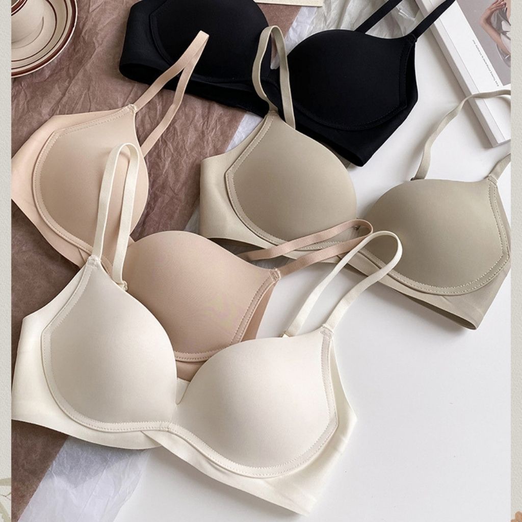 Áo ngực nữ su không gọng mềm mại, Áo lót nữ đệm mút nâng ngực tạo khe sexy gợi cảm LANIXA A2179
