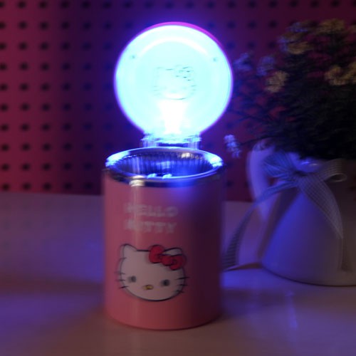 Gạt Tàn Thuốc hello kitty Có Đèn led Phát Sáng Dễ Thương