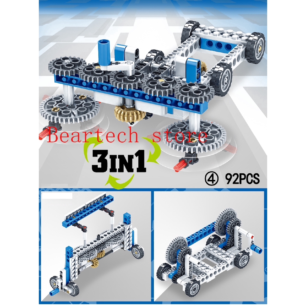 Bộ đồ chơi lắp ráp mô hình tự lắp 3 trong 1 cho bé yêu sáng tạo