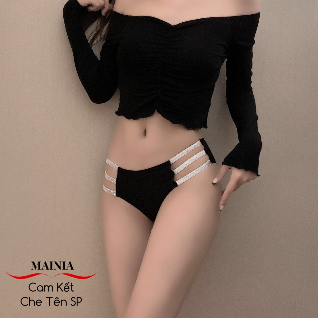 Quần Lót Su Hoạ Tiết Báo 3 Dây Hông Cao Cấp Chíp Su Lạnh Sexy Gợi Cảm Mainia Shop