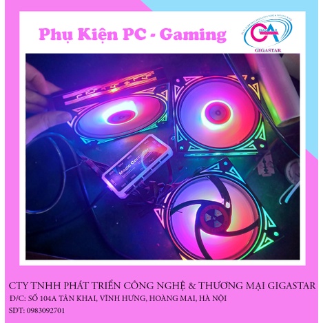 quạt tản nhiệt CPU LED RGB (fan WM star-V2) + có box
