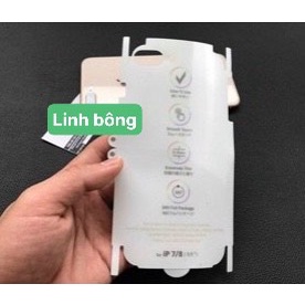 Dán mặt lưng PPF bao viền - miếng dán cầu vồng dành cho các dòng iphone