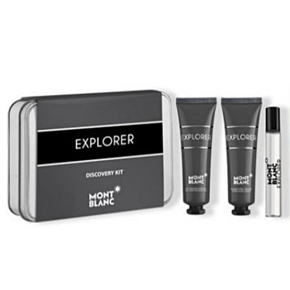 [Loại1] [Set 3 chai] Nước Hoa Nam Mini Mont Blanc Explorer 3pcs (Nước hoa bỏ túi 7.5ml + Dưỡng 30ml + Lotion nước hoa 30 | BigBuy360 - bigbuy360.vn