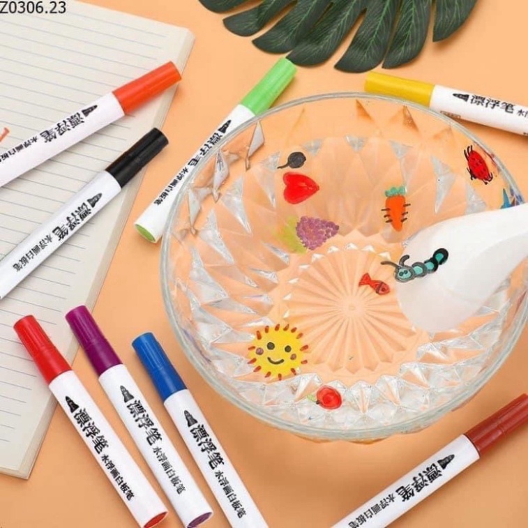 BỘ 12 BÚT VẼ TRÊN NƯỚC MA THUẬT HOT TOP TOP Kèm 1 thìa