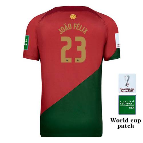 Áo Thun Thể Thao YB2 22-23 Bồ Đào Nha Bernardo Silva B Fernandes Felix Ronaldo Mới