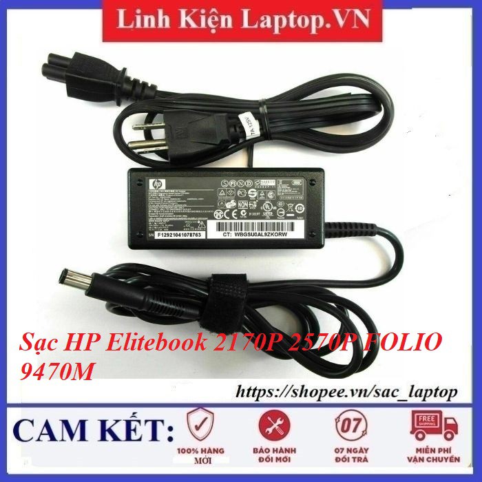 ⚡️Sạc Adapter Laptop HP Elitebook 2170P 2570P FOLIO 9470M