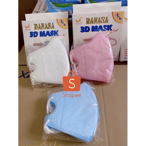 Khẩu trang 3D mask Danasa ( hộp 10 cái ) | BigBuy360 - bigbuy360.vn