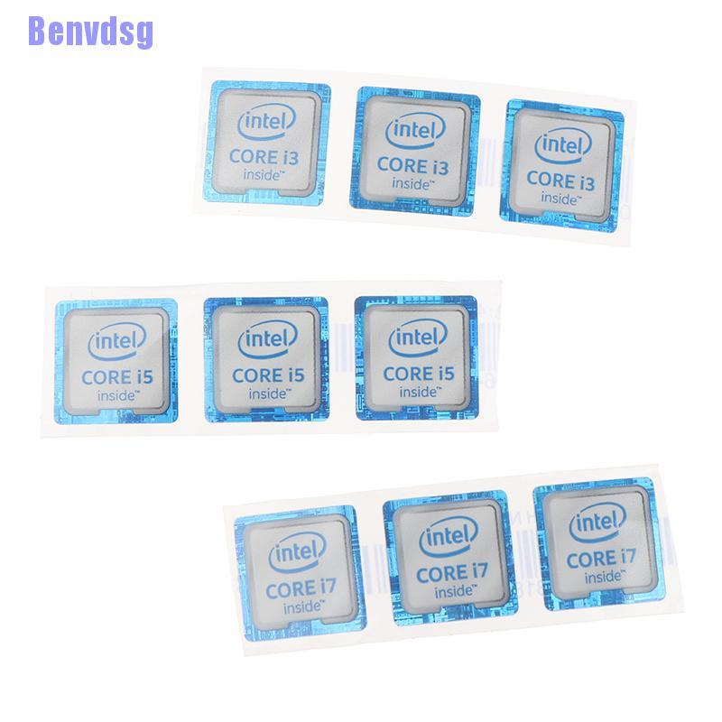 Set 3 Phụ Kiện Trang Trí laptop Intel Core I3 I5 I7