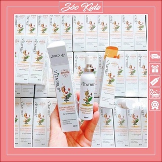 Xịt Keo Ong VitaTree Giảm Ho Cho Bé Trên 2 Tuổi Chai Xịt Tiện Lợi - CHUẨN ÚC | DATE 2024 | MẪU MỚI | 30ml | SÓC KIDS
