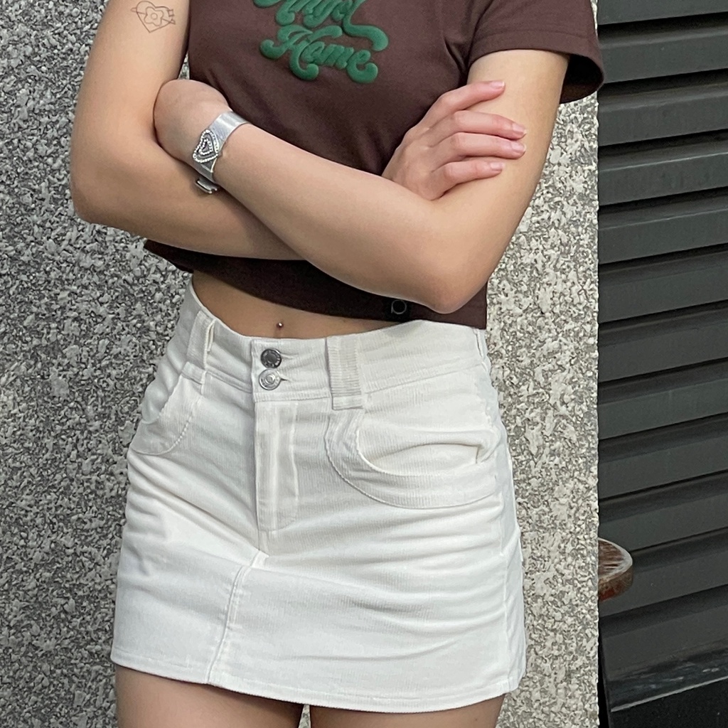 Chân Váy Ngắn PRADIES Corduroy Mini Skirt
