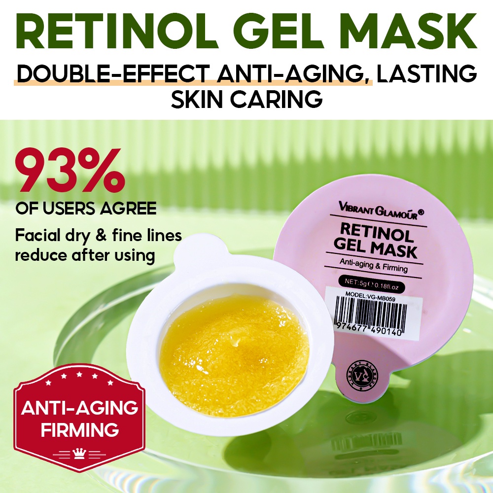 Mặt nạ bùn gel VIBRANT GLAMOUR 5g nhiều loại hỗ trợ giảm mụn chống lão hóa se khít lỗ chân lông tiện dụng