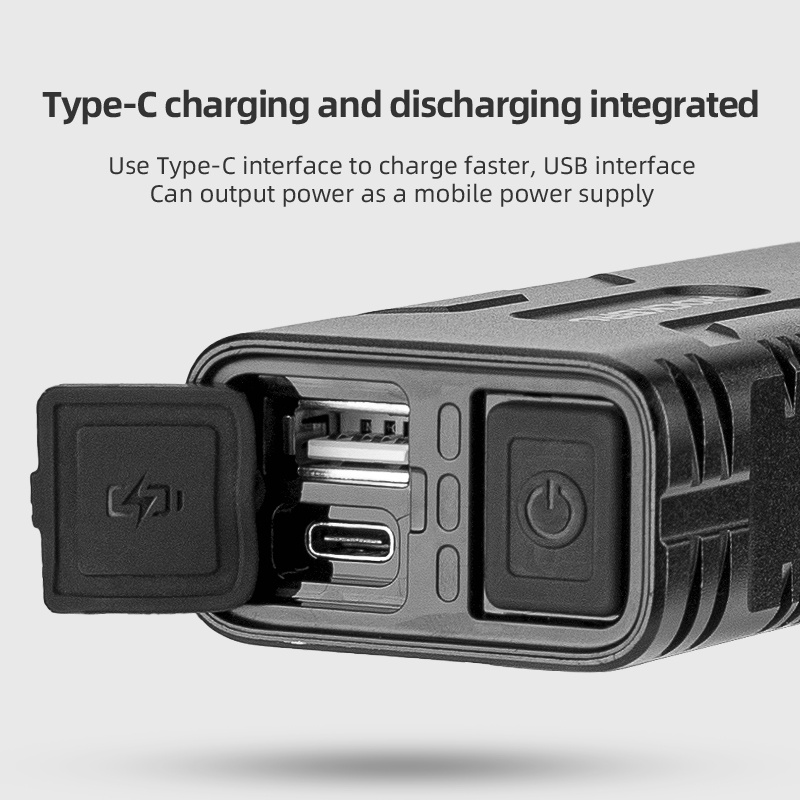 Rockbros Đèn Pha Xe Đạp 850 Lumens 10000mAh IPX6 Chống Thấm Nước