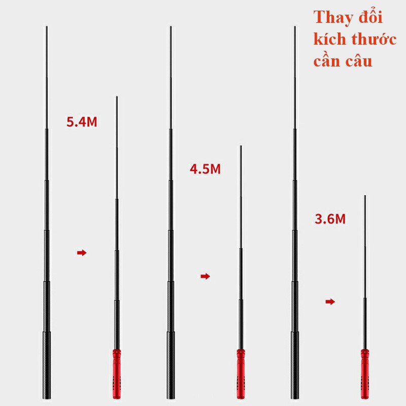 Hạ lóng Cần Tay CHIXUAN Chất Liệu Hợp Kim Nhôm Chống Gỉ Sét Chuyên Dụng Câu Đài , Câu Đơn Tiện Lợi