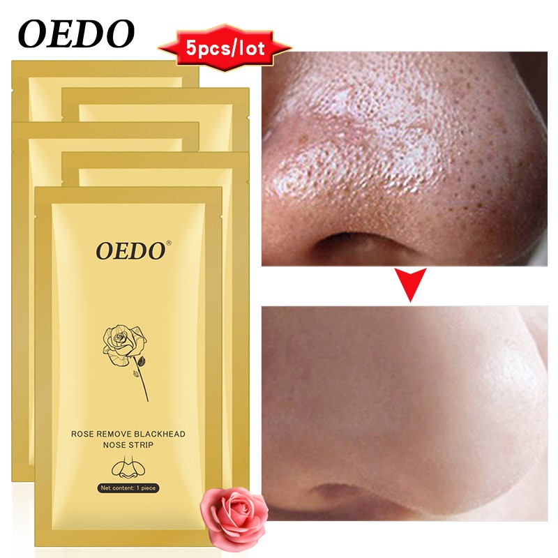 Set 5 miếng dán lột mụn đầu đen OEDO chăm sóc da tiện dụng