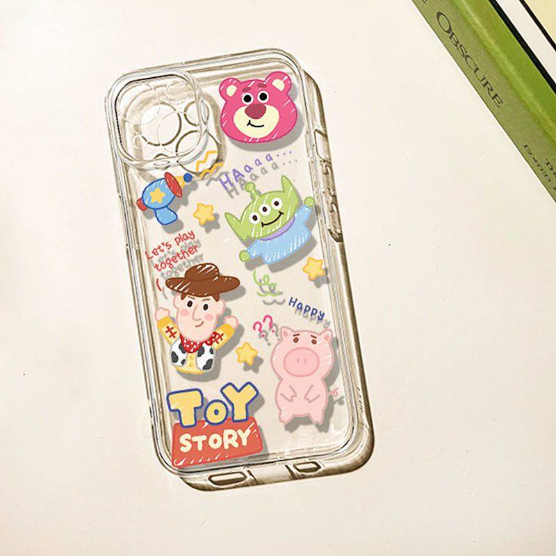 Cute Apple 12/14 Transparent Phone Case Iphone11 Couple 13Promax Soft 7/8Plus Set XR Fashion X Va9P