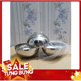 COMBO 3 BÁT INOX 2 LỚP CHỐNG NÓNG CÁCH NHIỆT CAO CẤP
