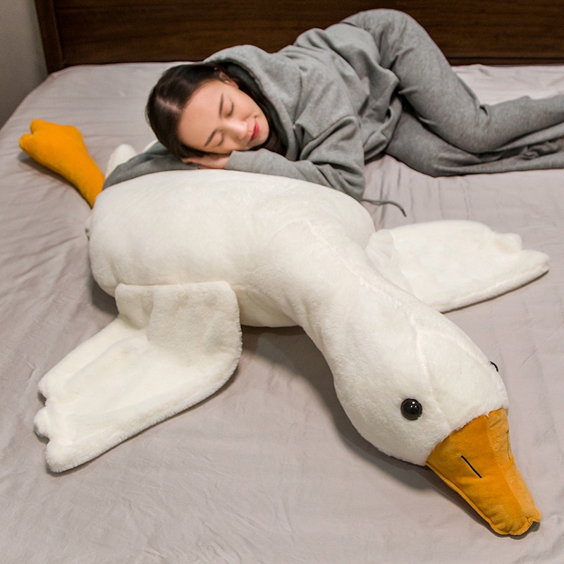 Chú Ngỗng Nhồi Bông Cỡ Lớn 50CM Thoải Mái Cho Bé