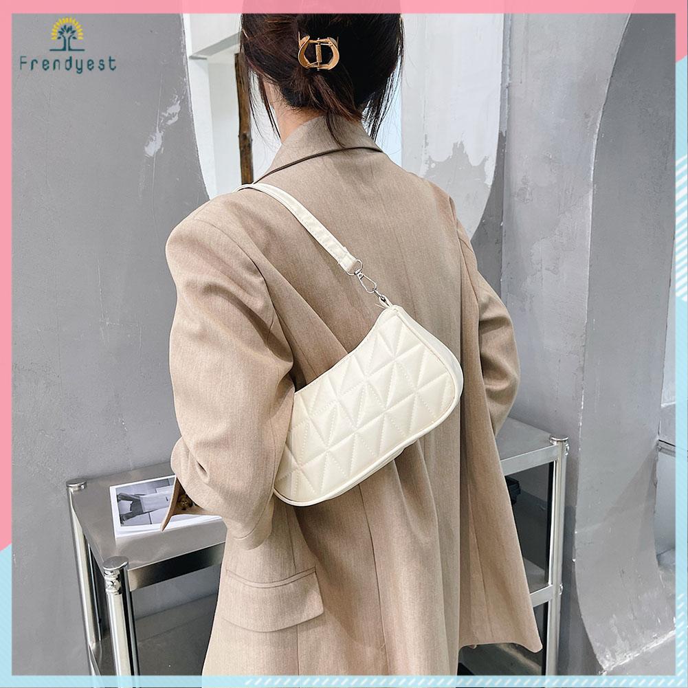 Túi Xách Da Pu Họa Tiết Hình Học Dập Nổi Phong Cách Retro Cho Nữ