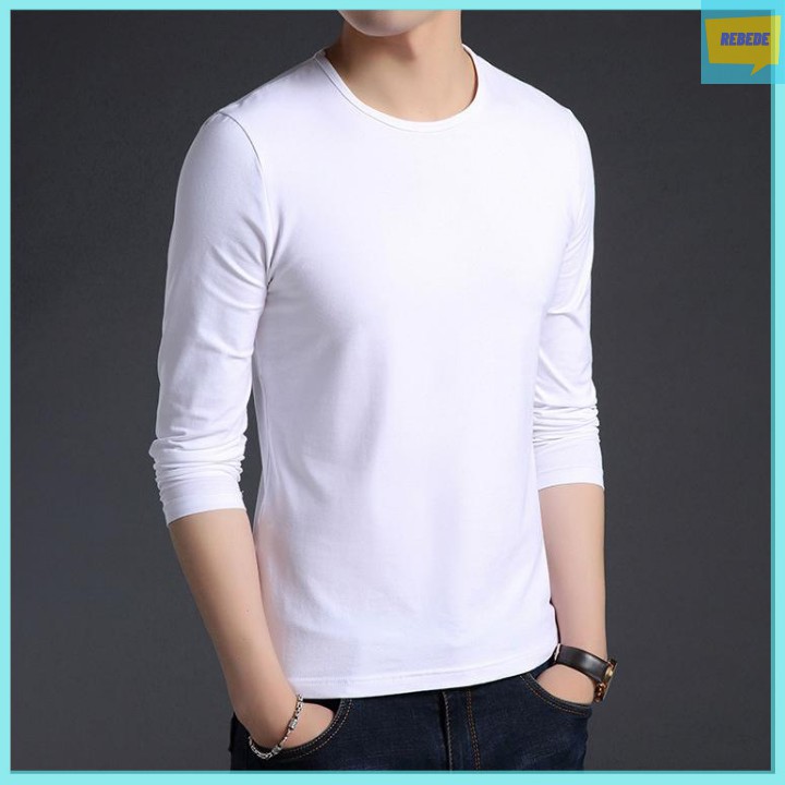 Áo thu đông nam dài tay VERATINO, chất cotton co giãn cao cấp, áo gữ nhiệt cơ thể, áo dáng ôm cao cấp | BigBuy360 - bigbuy360.vn